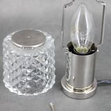 1970s Glass Table Lamp by Kamenicky Senov, Czechoslovakia