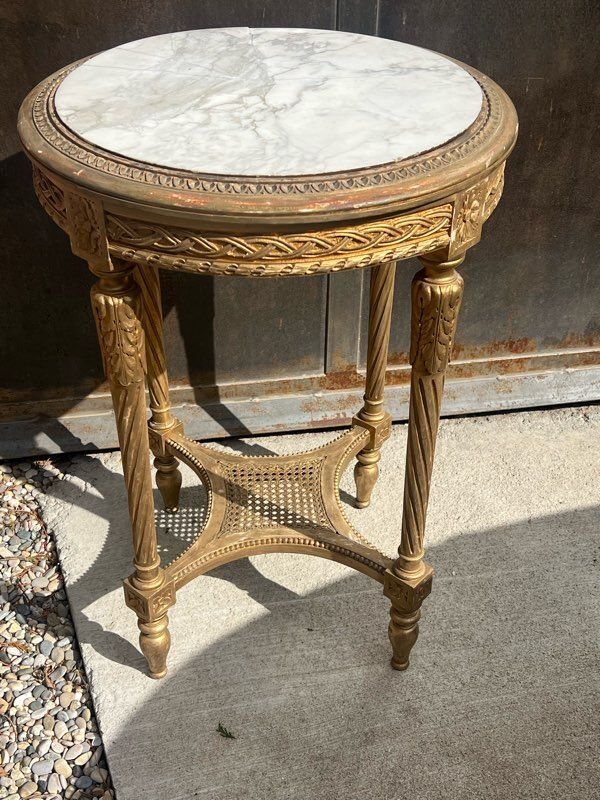 Guéridon ancien de style Louis XVI