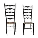 Italian Model Chiavari Dining Chairs, 1960s