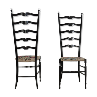 Chaises de salle à manger italiennes Chiavari, années 1960