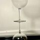 Two giant champagne tasting glasses Baccarat