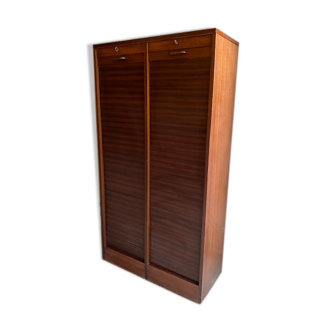 Meuble classeur double rideau