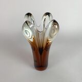 Art Glass Vase by Jan Beranek for Skrdlovice Glasswork, 1960's
