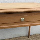 Beech desk / table 2 drawers