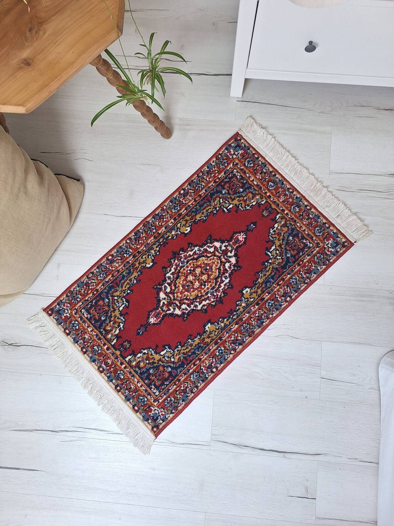 Red Persian carpet