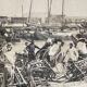 Old photography stereo, stereograph, luxury albumine 1903 Pei Ho River, China