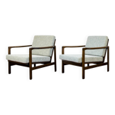 Fauteuils Mid-Century par Zenon Bączyk, années 1960, ensemble de 2