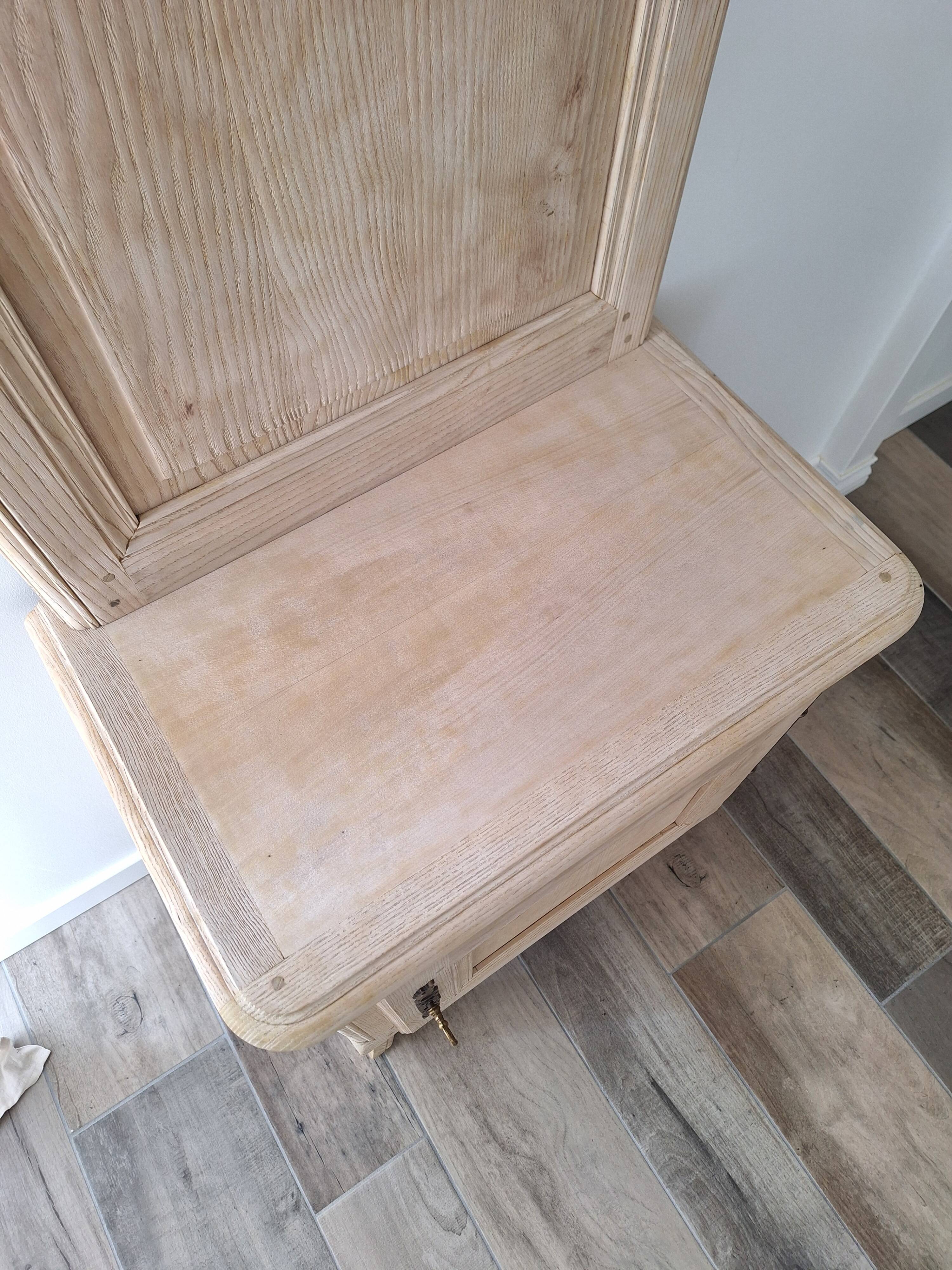 Restored antique oak entrance wardrobe