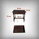 Small oak desk table, Louis XIV style – 2nd half of the 19th century