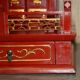 Armoire Chinoise Vintage à Toit Pagode, Très Décorative