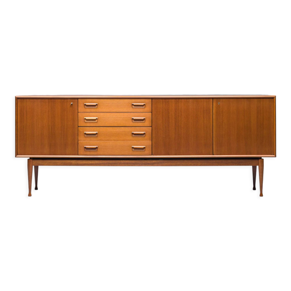 Buffet danois en teck par Gunnar Nielsen pour Tibergaard, années 1960