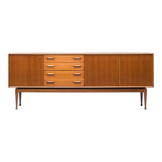 Buffet danois en teck par Gunnar Nielsen pour Tibergaard, années 1960