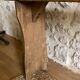 Banc de ferme ancien en bois, rénové