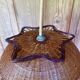 Vintage rattan suspension duo.