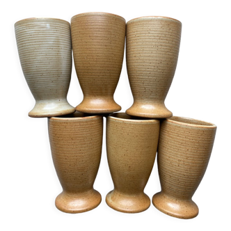 Old sandstone mugs