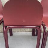 6 chairs by Gae Aulenti for Knoll