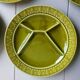 Five plates with scandinavian ceramic hors d'oeuvres