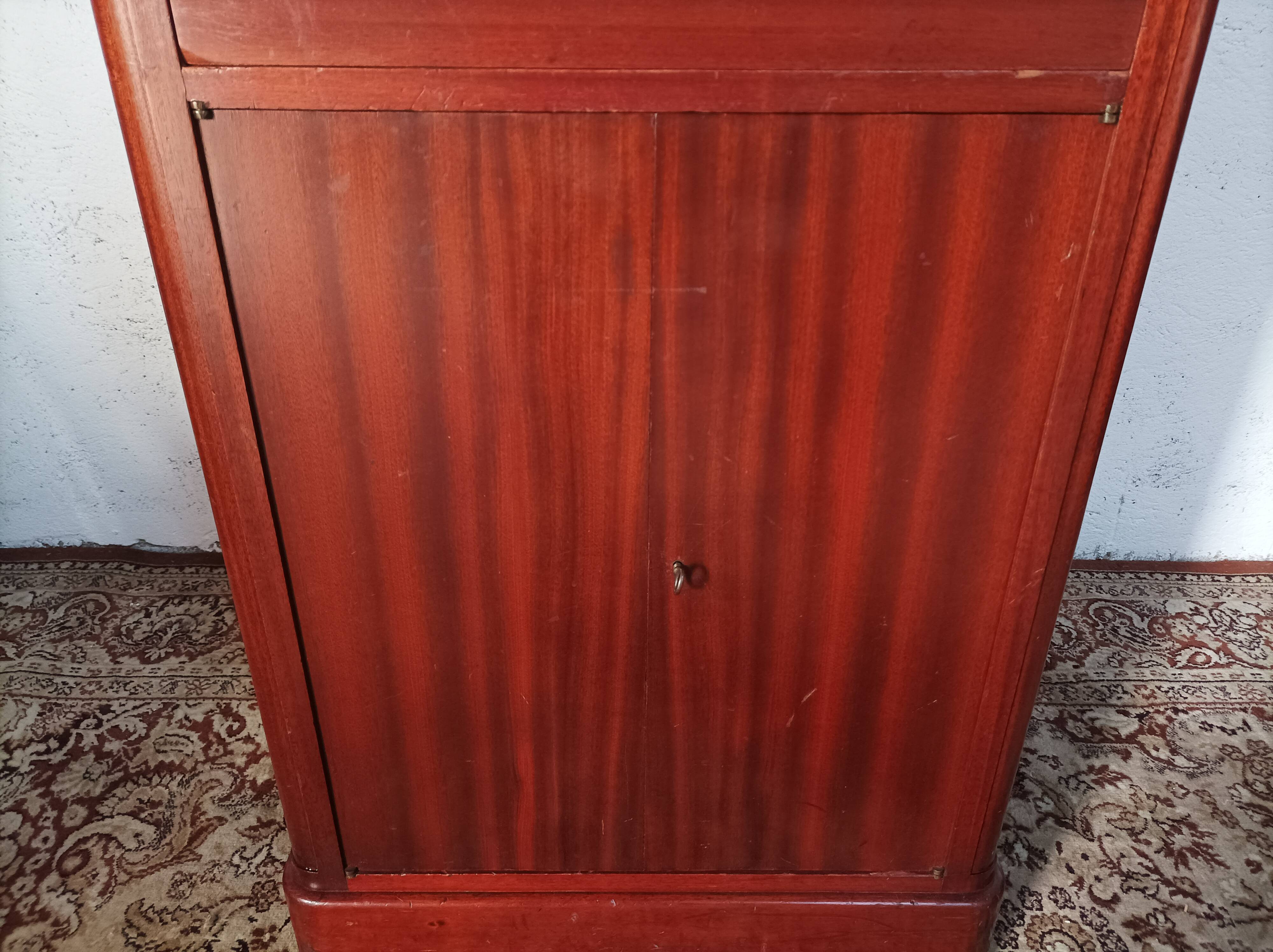 Mahogany entrance cabinet
