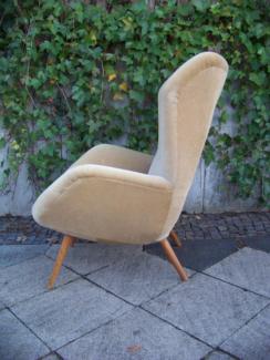 Rare year 50 Wing chair Bergère Chair of Ernst Max Jahn