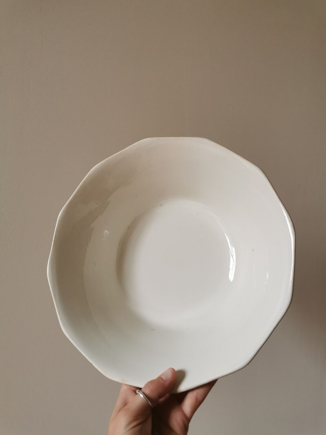 Vintage Digoin salad bowl