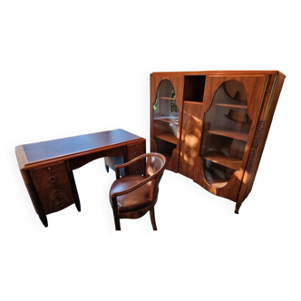 Art Deco period office furniture set