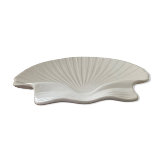 Large enameled ceramic shell pocket 35cm
