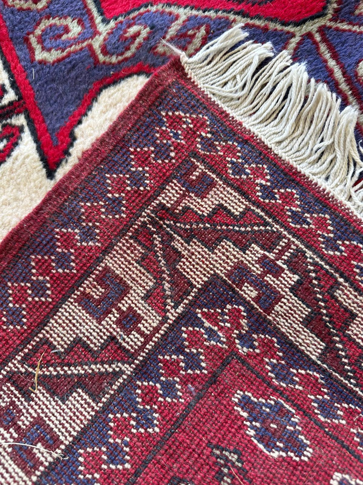 Handmade Persian rug 190cm x 100cm