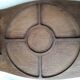 Wooden and glass top
