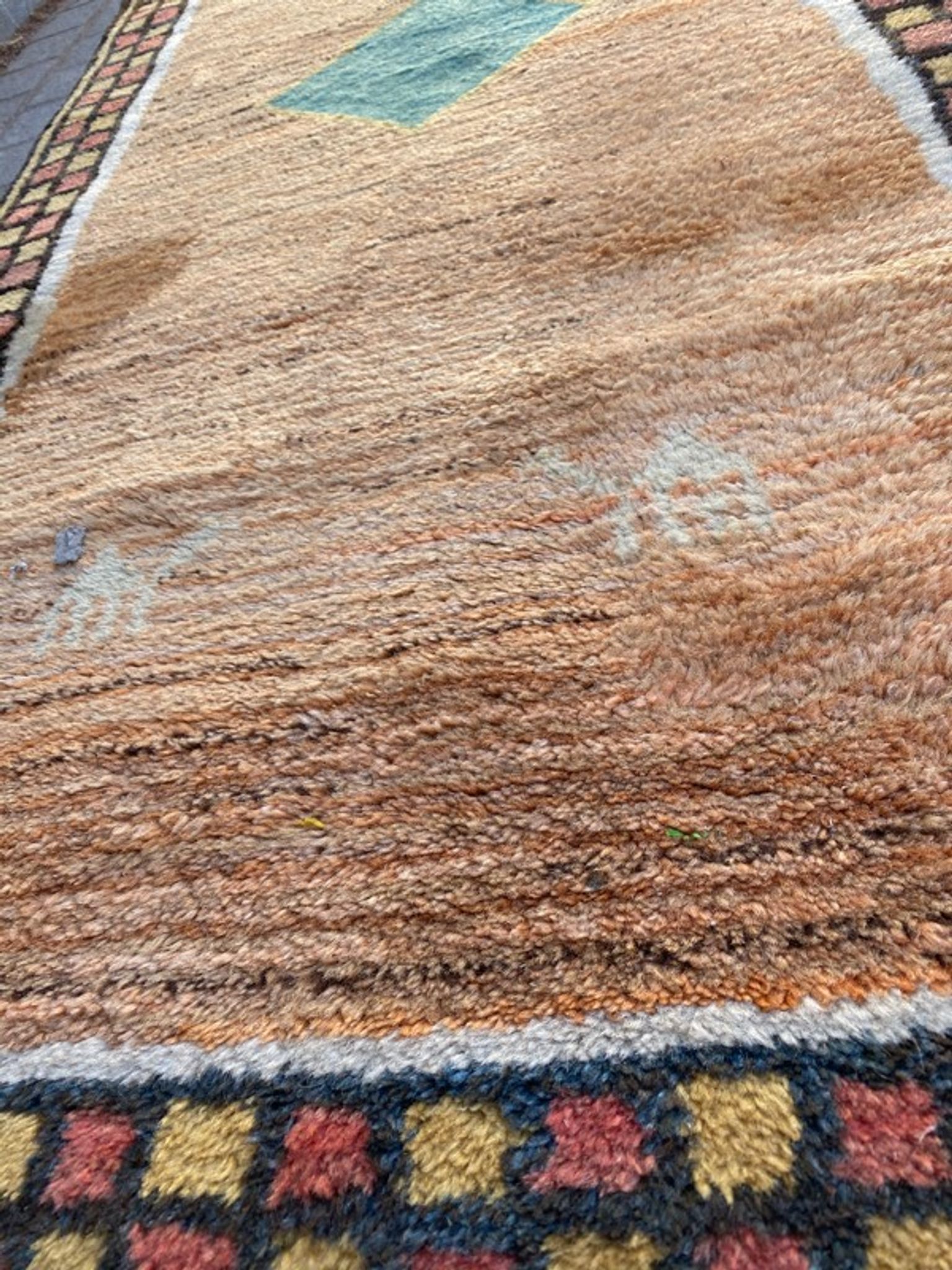 Tapis vintage Persan Gabbeh 84x194 cm