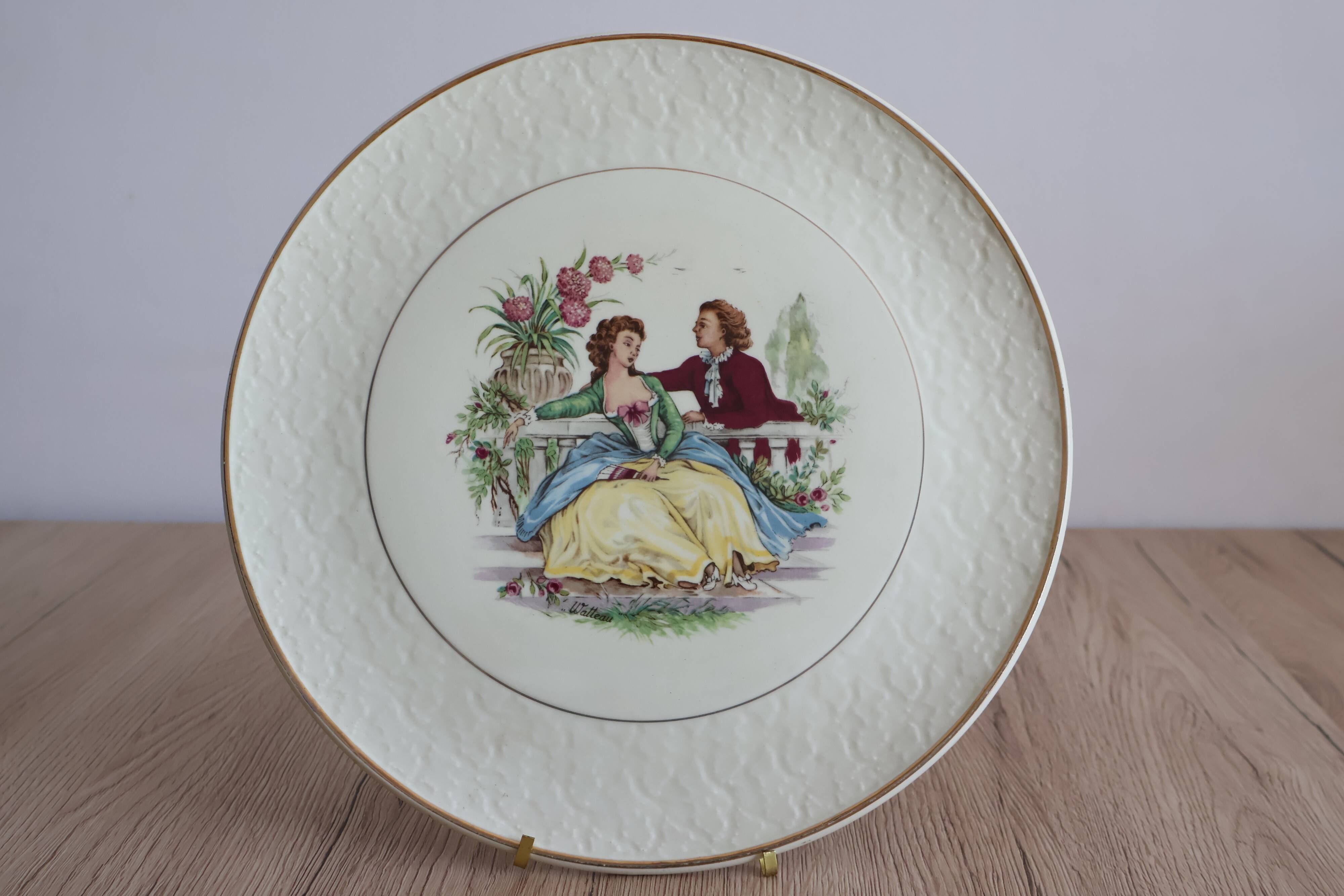 Cake dish collection Watteau St. Amand