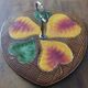 Sarreguemine brand cheese board no. 6158 in the shape of an apple