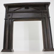 Antique Oak Fireplace Mantel
