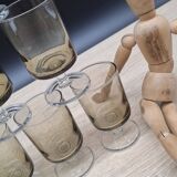 Set of 6 Luminarc smoked Sweden glasses