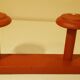 Old wooden wall coat holder