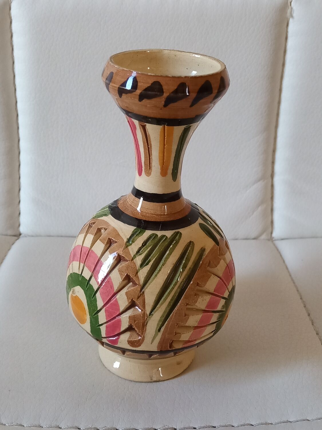 Numbered oriental vase