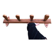 Wooden wall coat rack, vintage wall coat rack, entrance hall