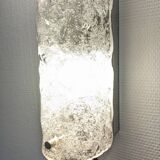XL Murano glass wall sconce by Hillebrand Leuchten, Germany circa 1960.