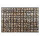 Wooden workshop furniture with 204 drawers