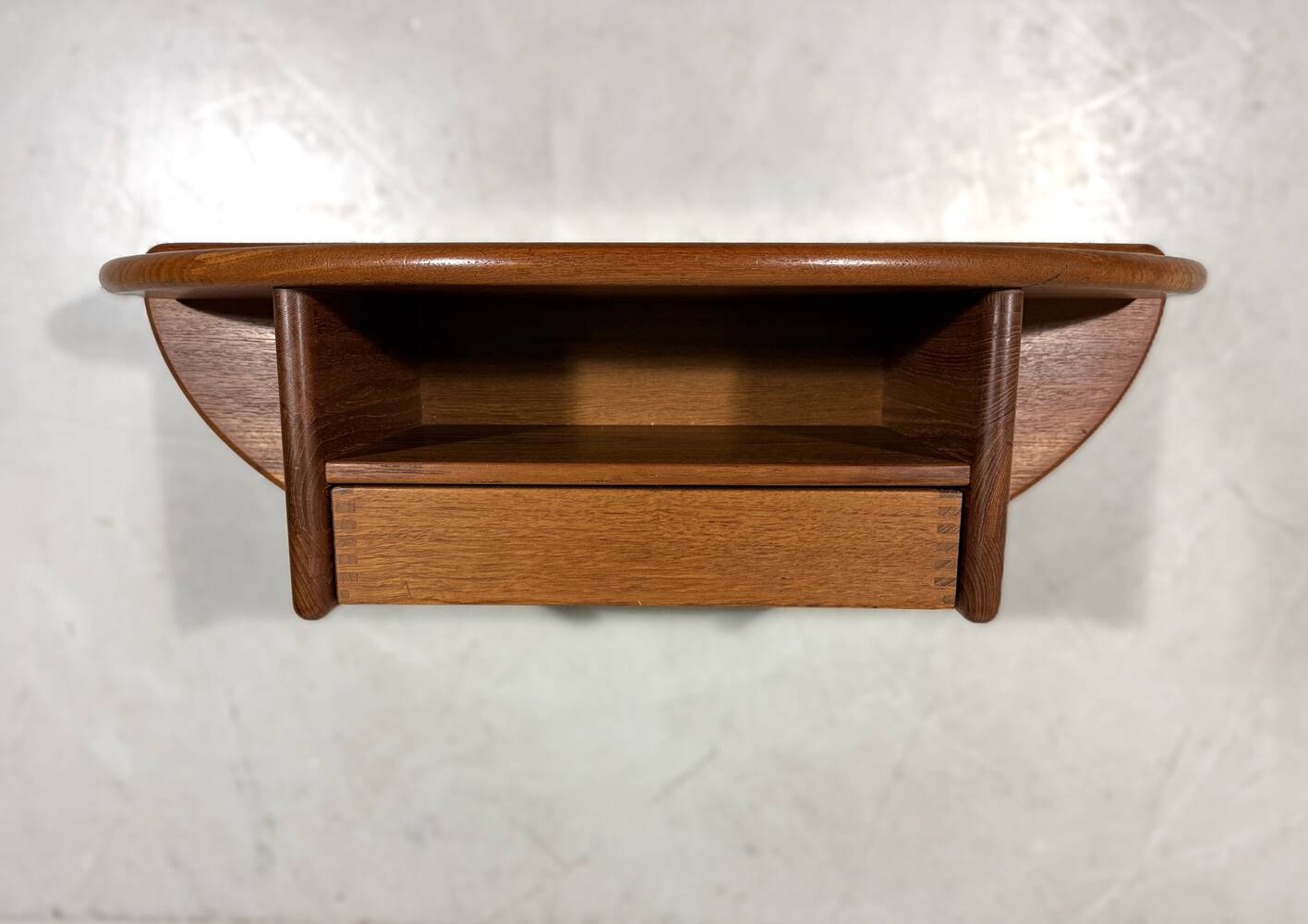 Kai Kristiansen teak wall console Vildbjerg Møbelfabrik Denmark 1960’s