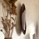 Vintage Scandinavian teak surf wall lamp
