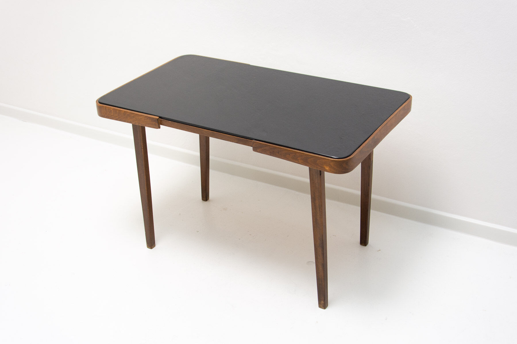 Mid century opaxite glass coffee table, 1960´s, Czechoslovakia