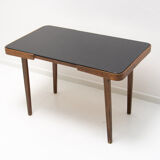 Mid century opaxite glass coffee table, 1960´s, Czechoslovakia