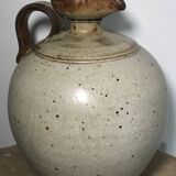 Pyrite stoneware ball pitcher signed Jean-Pierre Prudhomme
