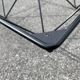 Alanda style square black metal coffee table