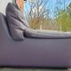 Steiner Ikeda leather purple armchair design Yves Christin 1979