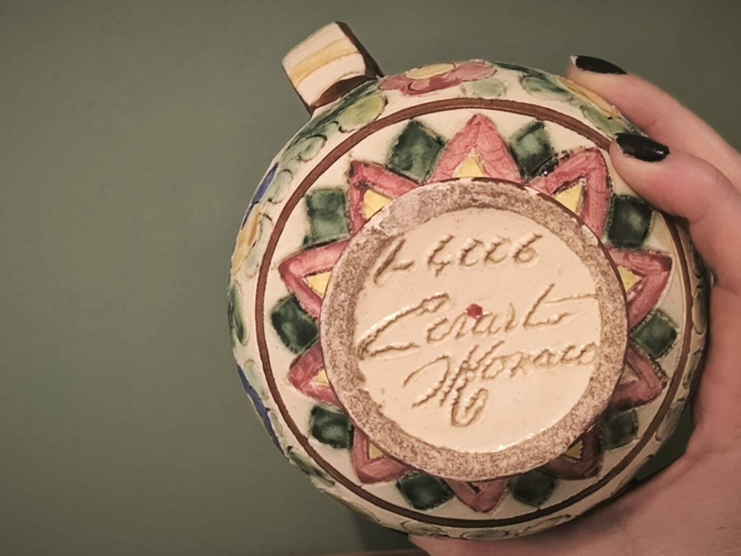 Vase Monaco signé Cérart