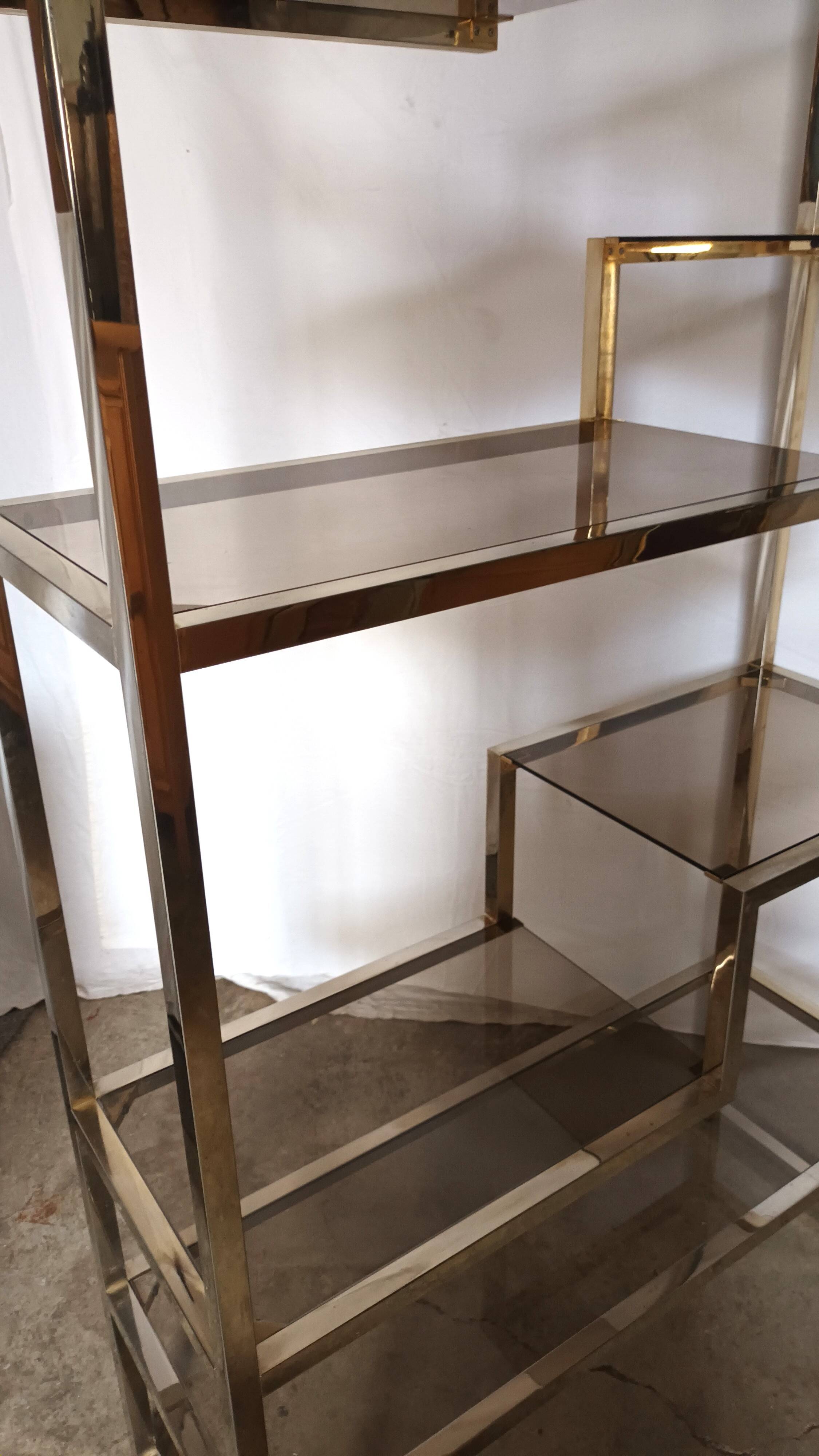 1970s shelf attributed to Willy Rizzo.