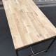 Metal desk on wood circa 1950