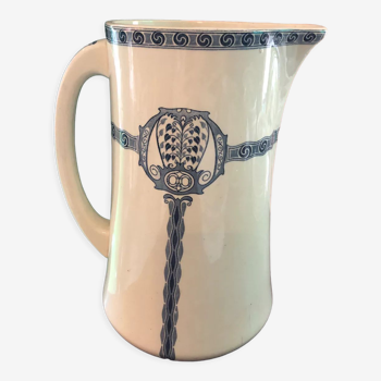 Ceramic pitcher Saint Amand and Hamage