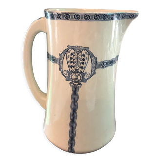 Ceramic pitcher Saint Amand and Hamage